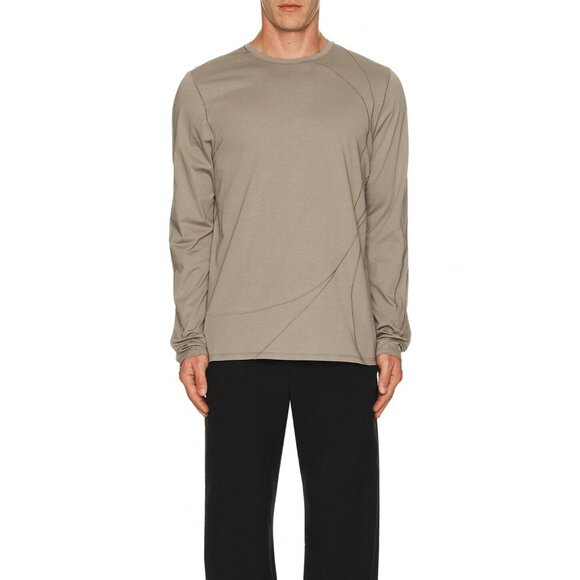 POST ARCHIVE FACTION (PAF) 7.0 Long Sleeve Center Top Warm Grey - Picture 1 of 4